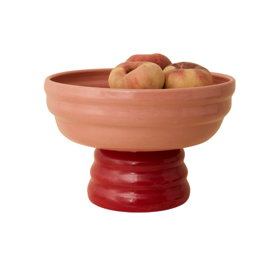 Pedestal Bowl - Pink