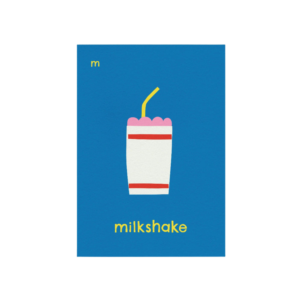 M for Milkshake Print