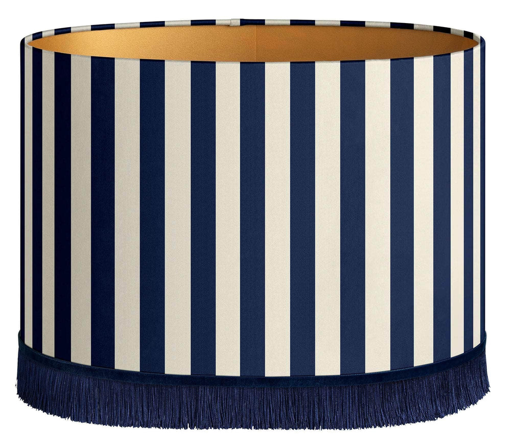 Lampshade Jackie Navy Ecru