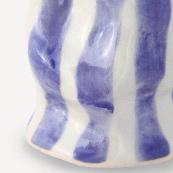 Amethyst Candy Stripe Candle Holder