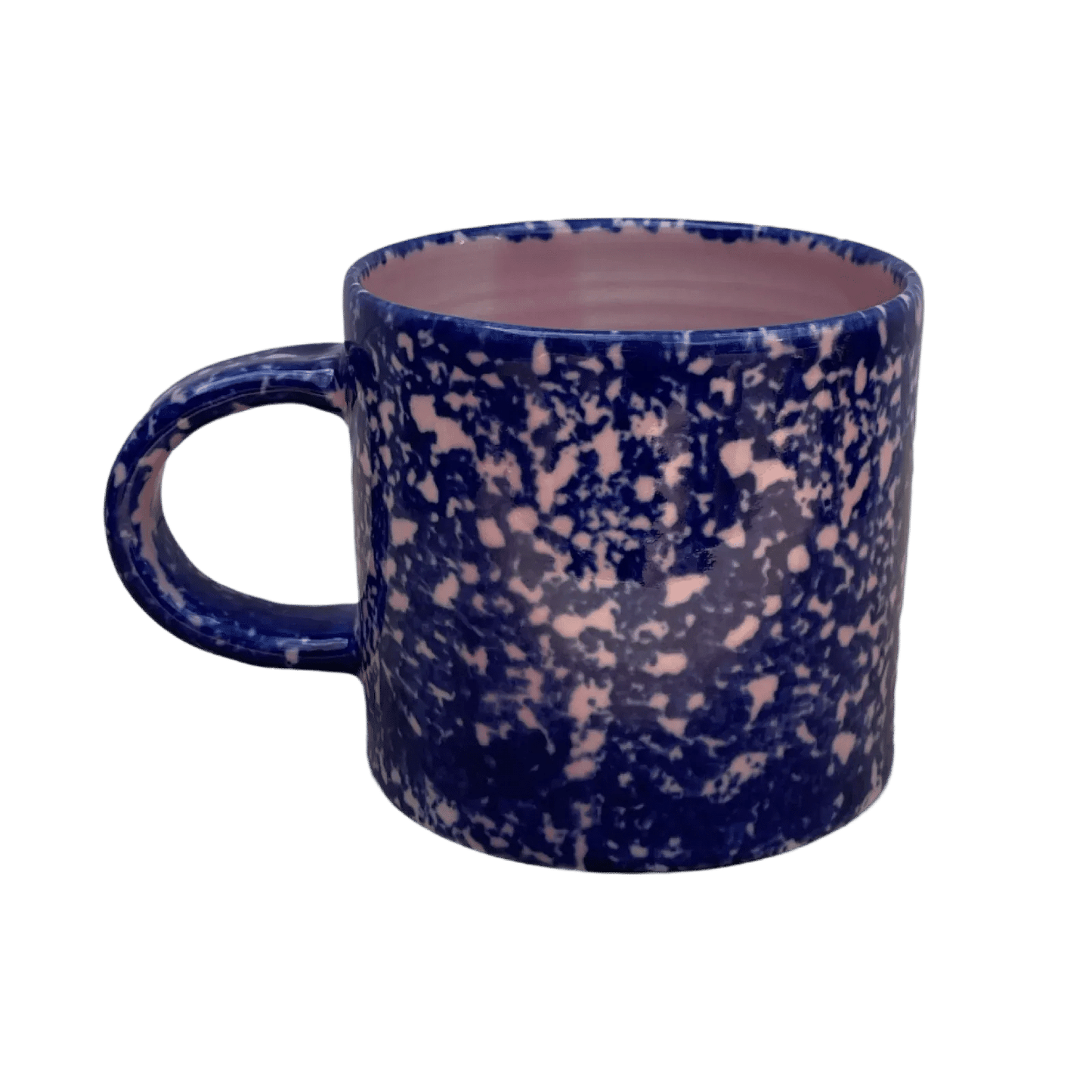 Cobalt Sponged Mug - Pink