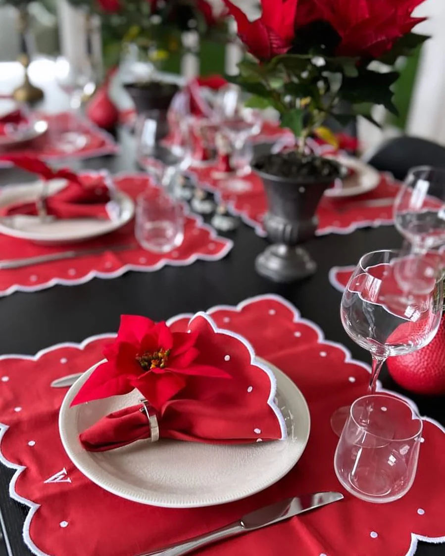 Navidad Full Set - Placemat, Napkin, Napkin Ring