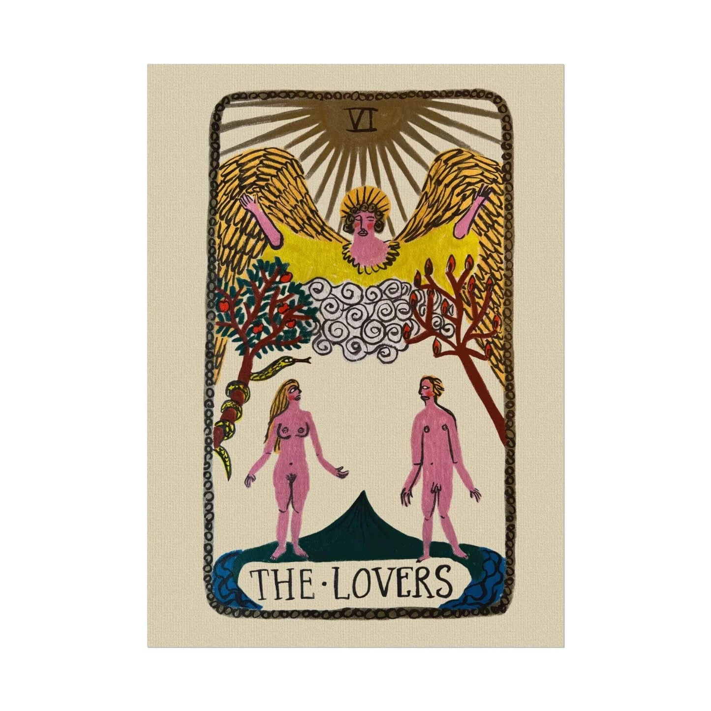 Tabby Booth Fine Art Tarot Print • The Lovers