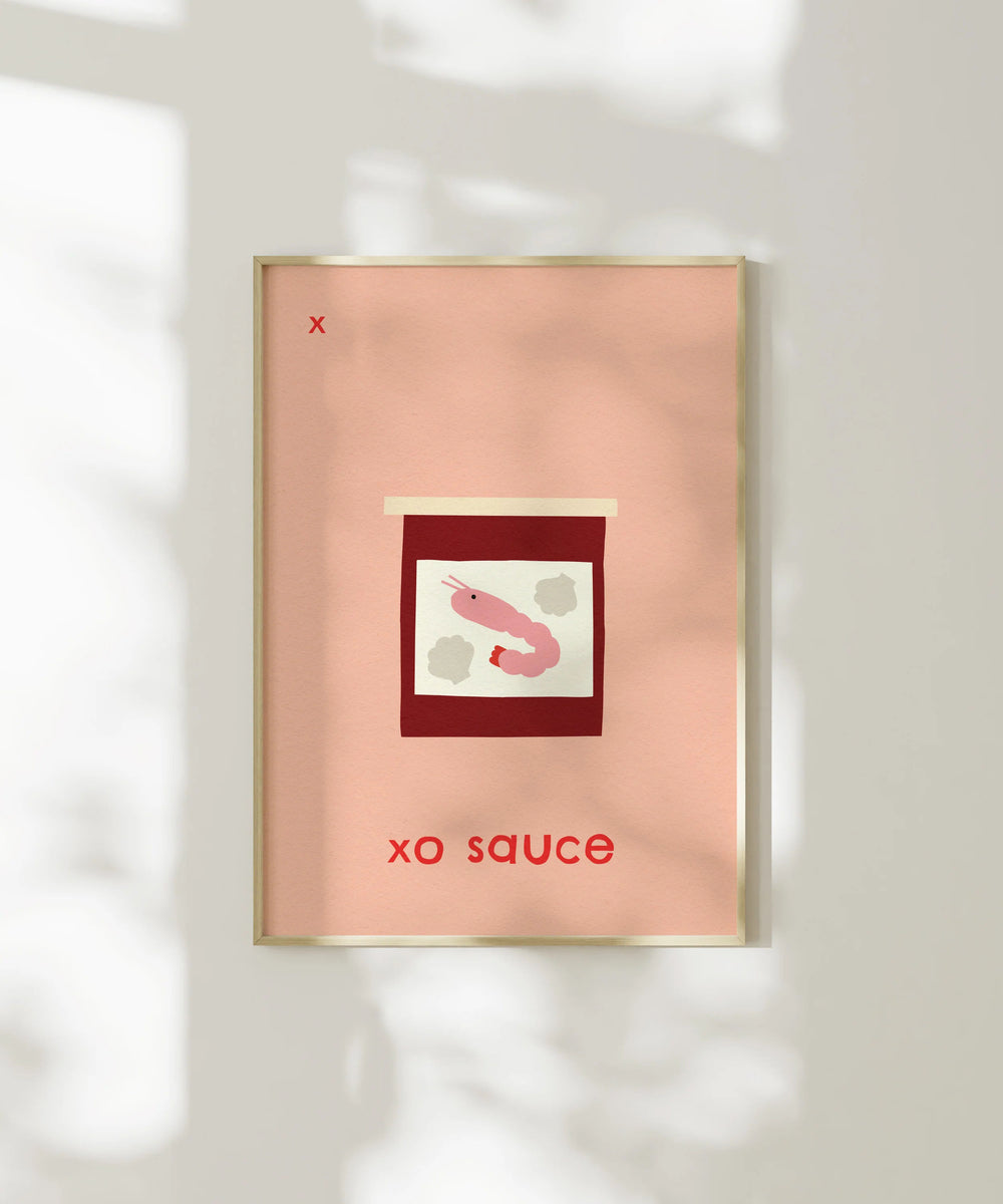 X for XO Sauce Print