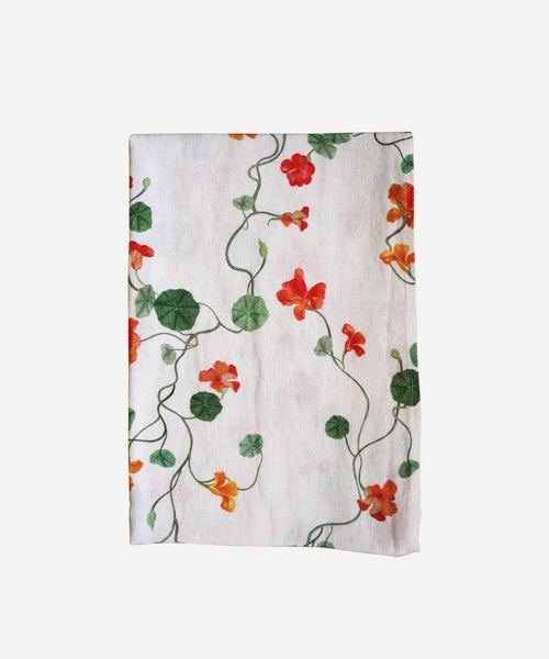 Nasturtium Linen Runner