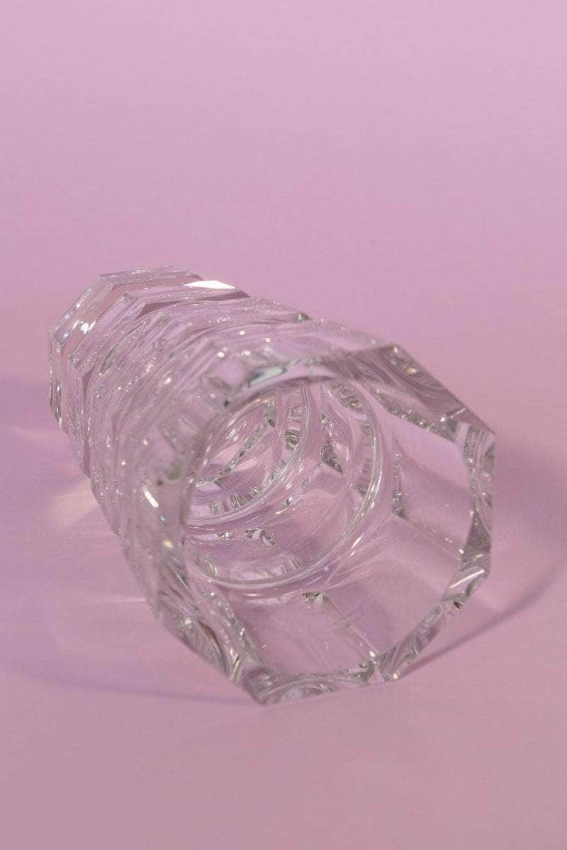 Vintage Art Deco Crystal Vase, Josef Hoffman for Moser