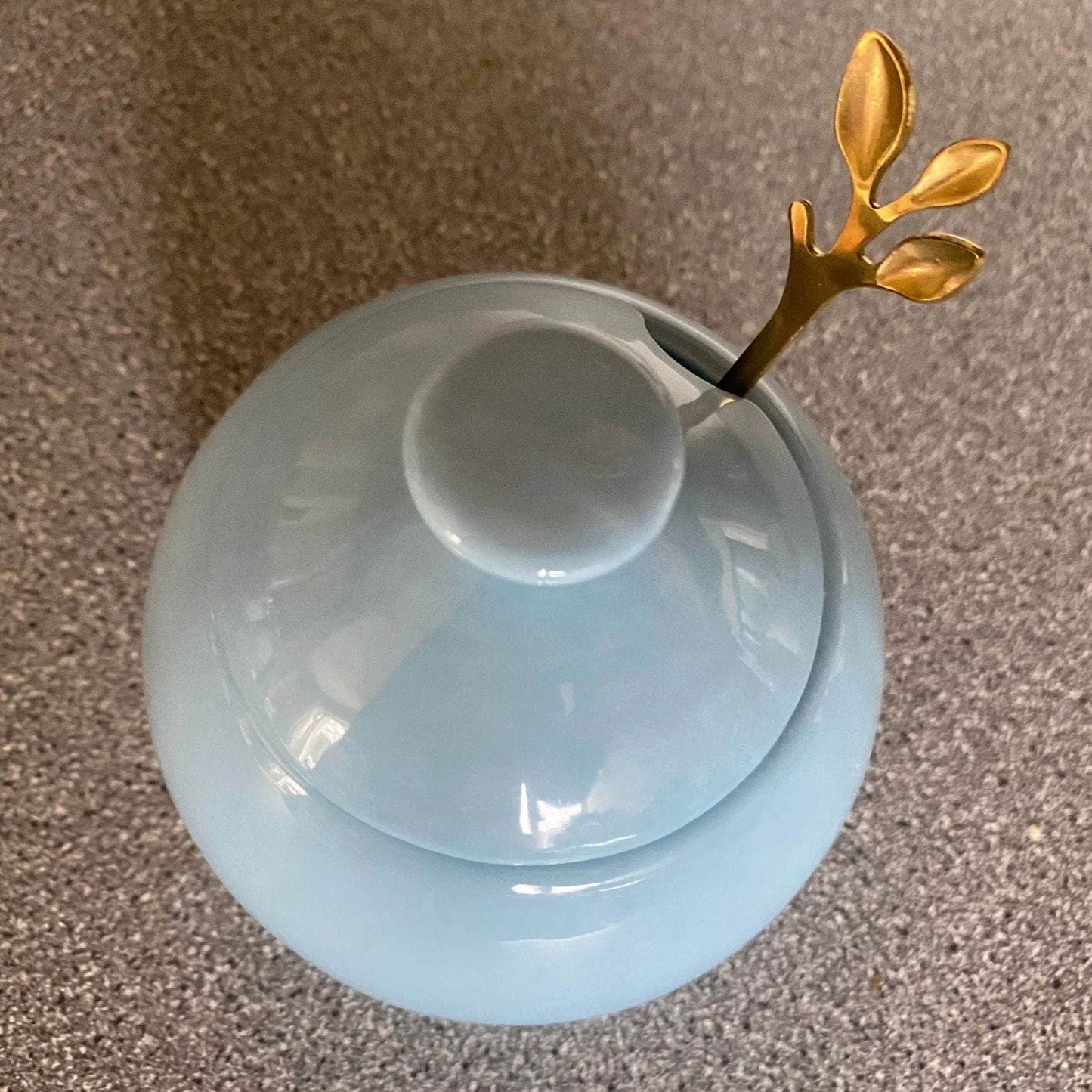 Butter Dish and Sugar Bowl Set - Powder Blue Glaze