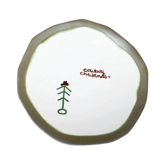 “Cowboy Christmas” Cookie Plate