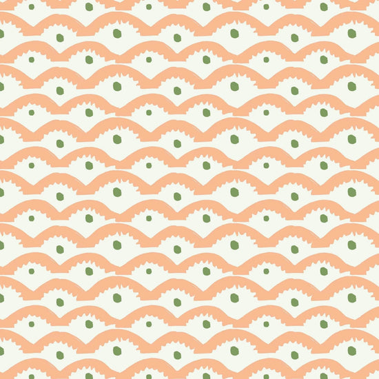 Wiggly Squiggly Wallpaper - Peachy