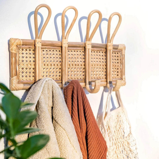 Margot Rattan Wall Rack