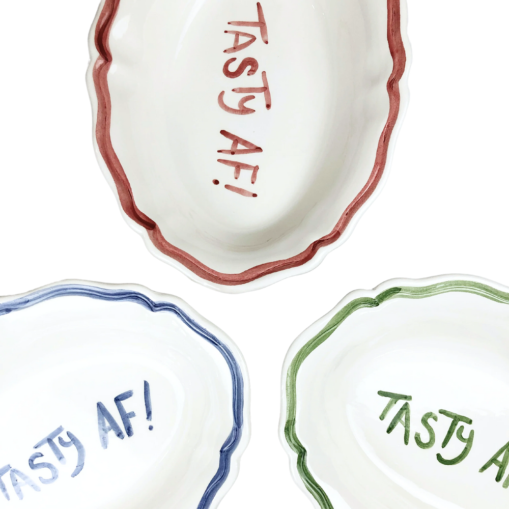 Oval Serving Dish “Tastay Af”