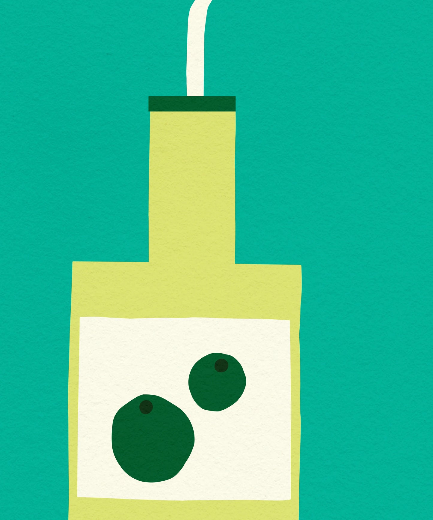 O for Olive Oil Print