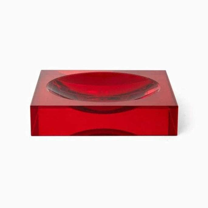 Italians Do It Better Glass Tray - Red