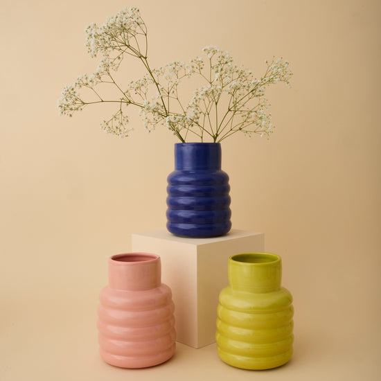 Ripple Vase - Pink