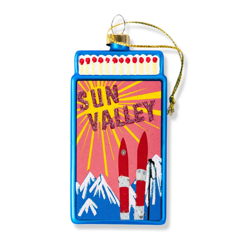 Matchbook Ornament - Sun Valley