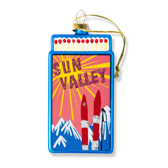 Matchbook Ornament - Sun Valley