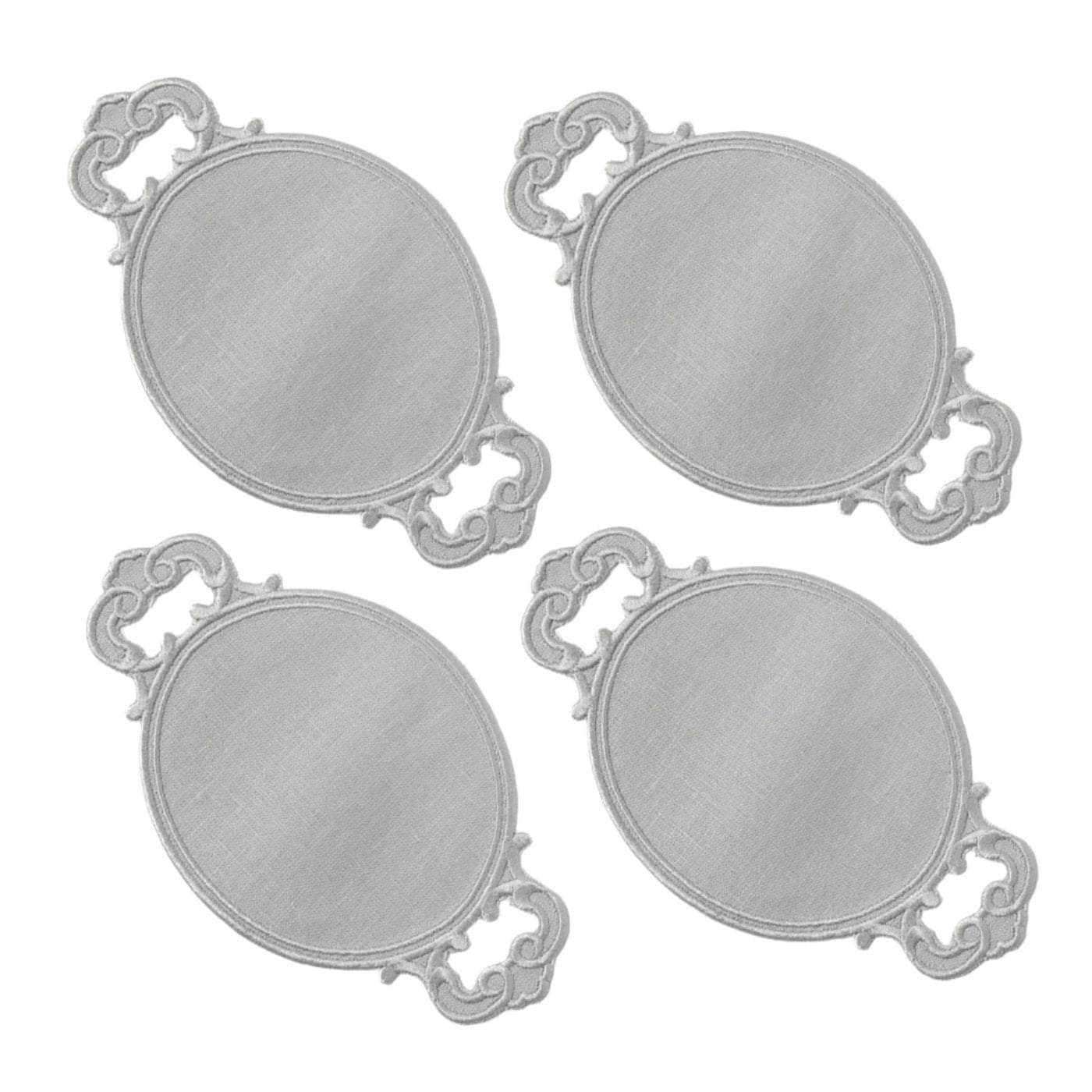 Silver Tray Cocktail Napkins