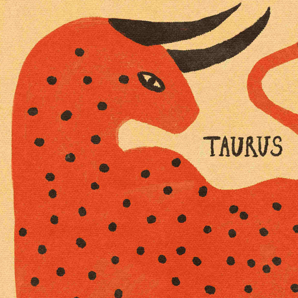 Tabby Booth • Taurus Zodiac Print