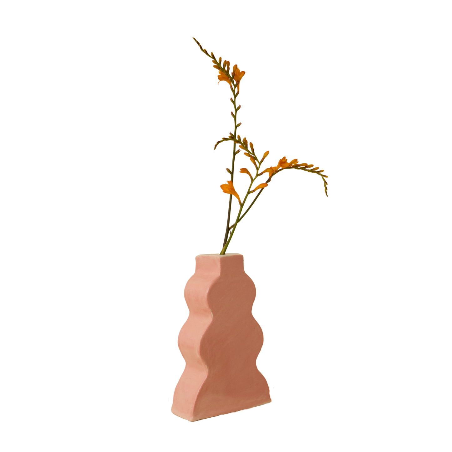 Wavy Vase - Pink