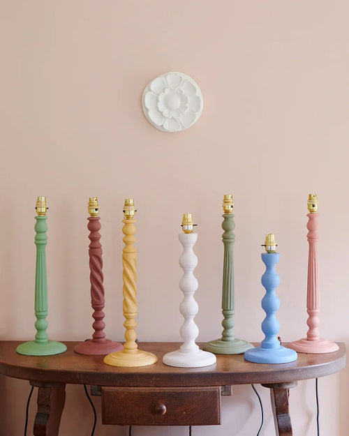 Bobble, Hand Painted Table Lamp x Annie Sloan (Custom Colour Choice)