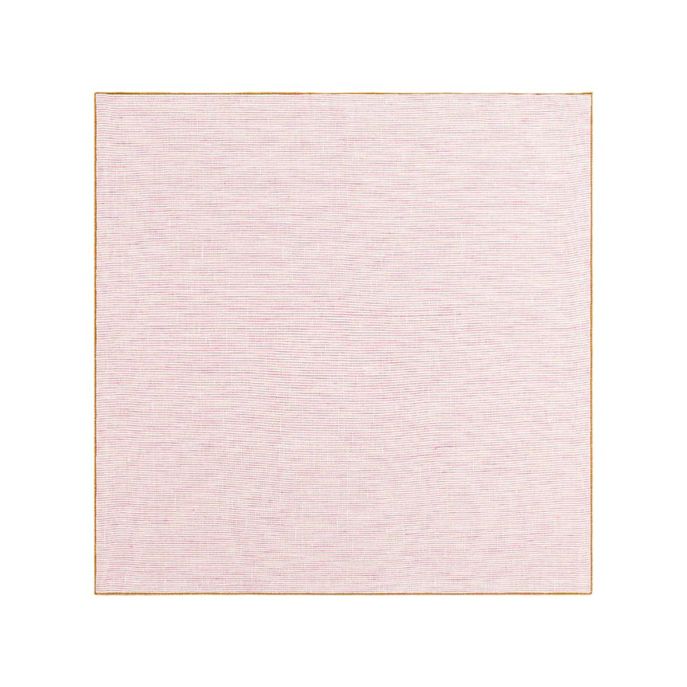 The Pink & White Stripes Linen Napkins (Set of 2)