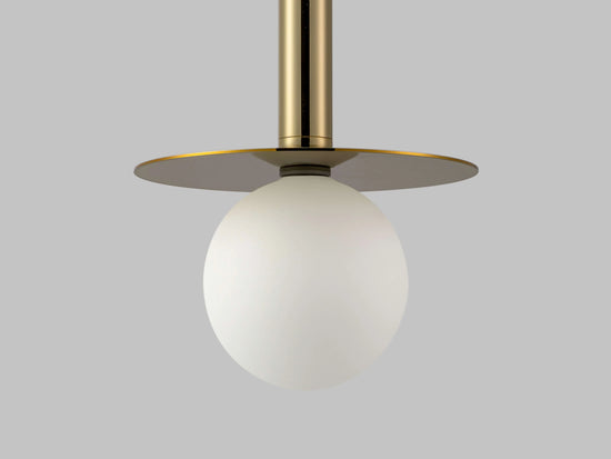 Brass Plate Pendant Ceiling Light