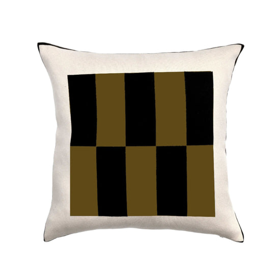 Liquorice Square Cushion - Green Tea