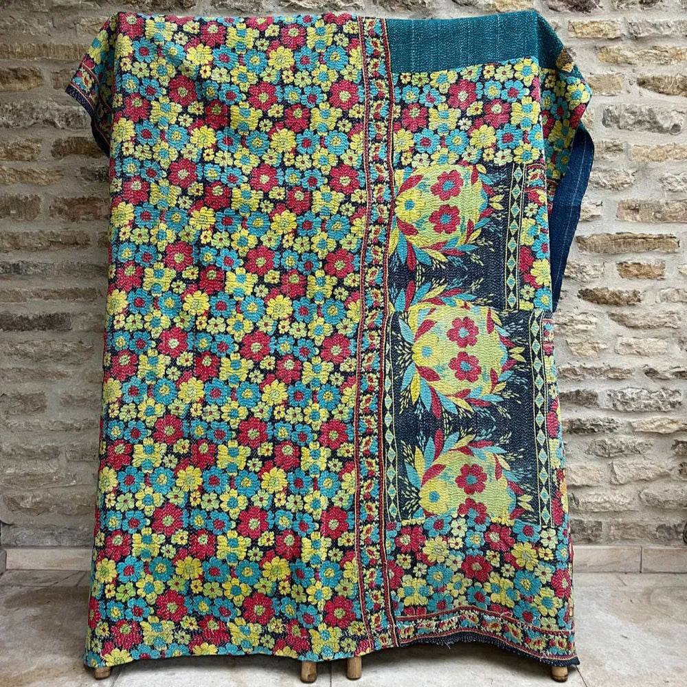 Kantha Quilt No. 600