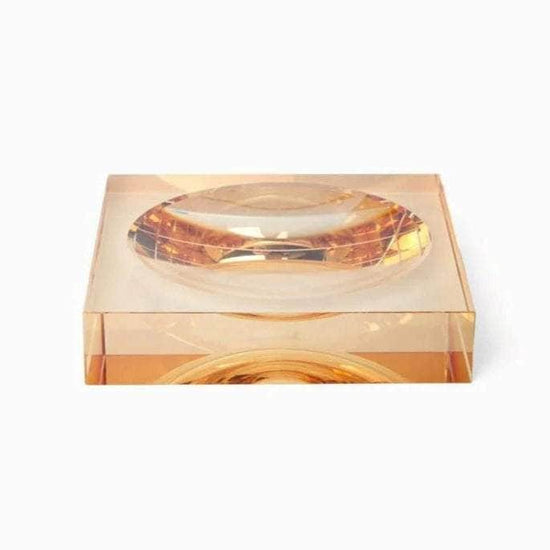 Italians Do It Better Glass Tray - Brown