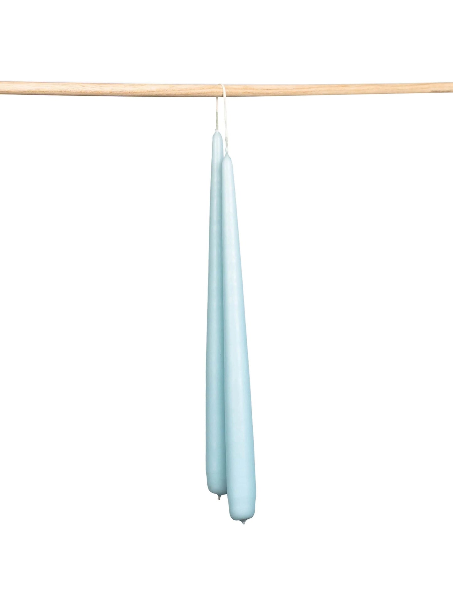 Delicate Blue Tapered Candles - Set of 2