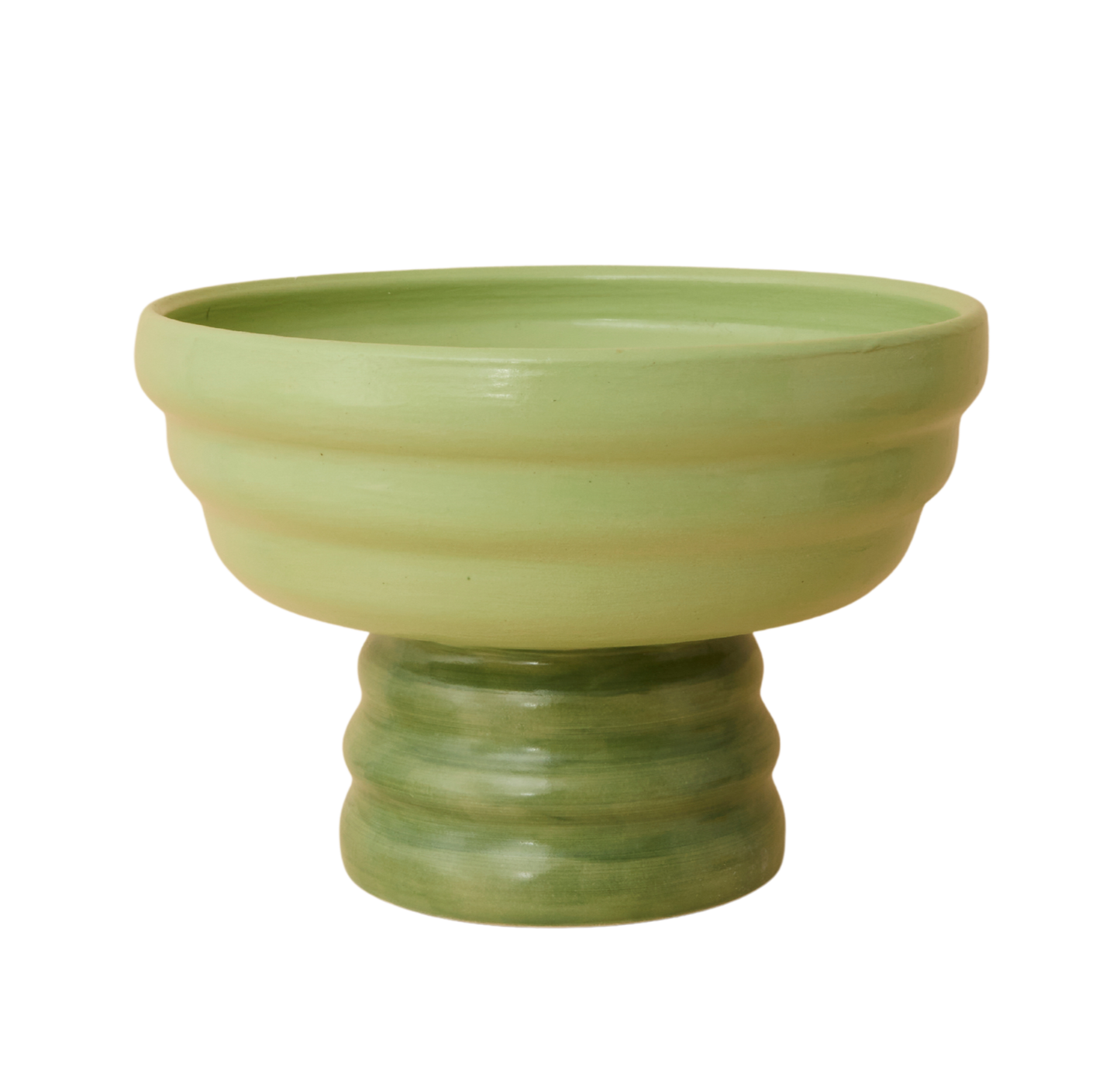 Pedestal Bowl - Green