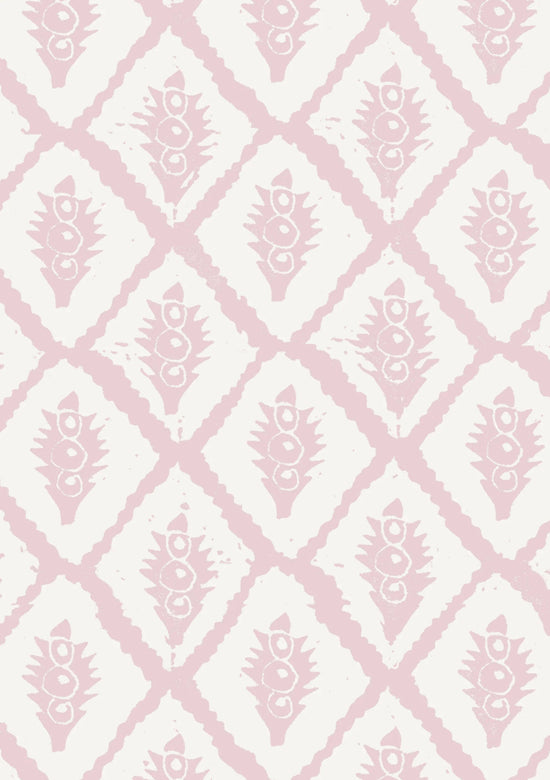 Jaipur Wallpaper - Light Pink