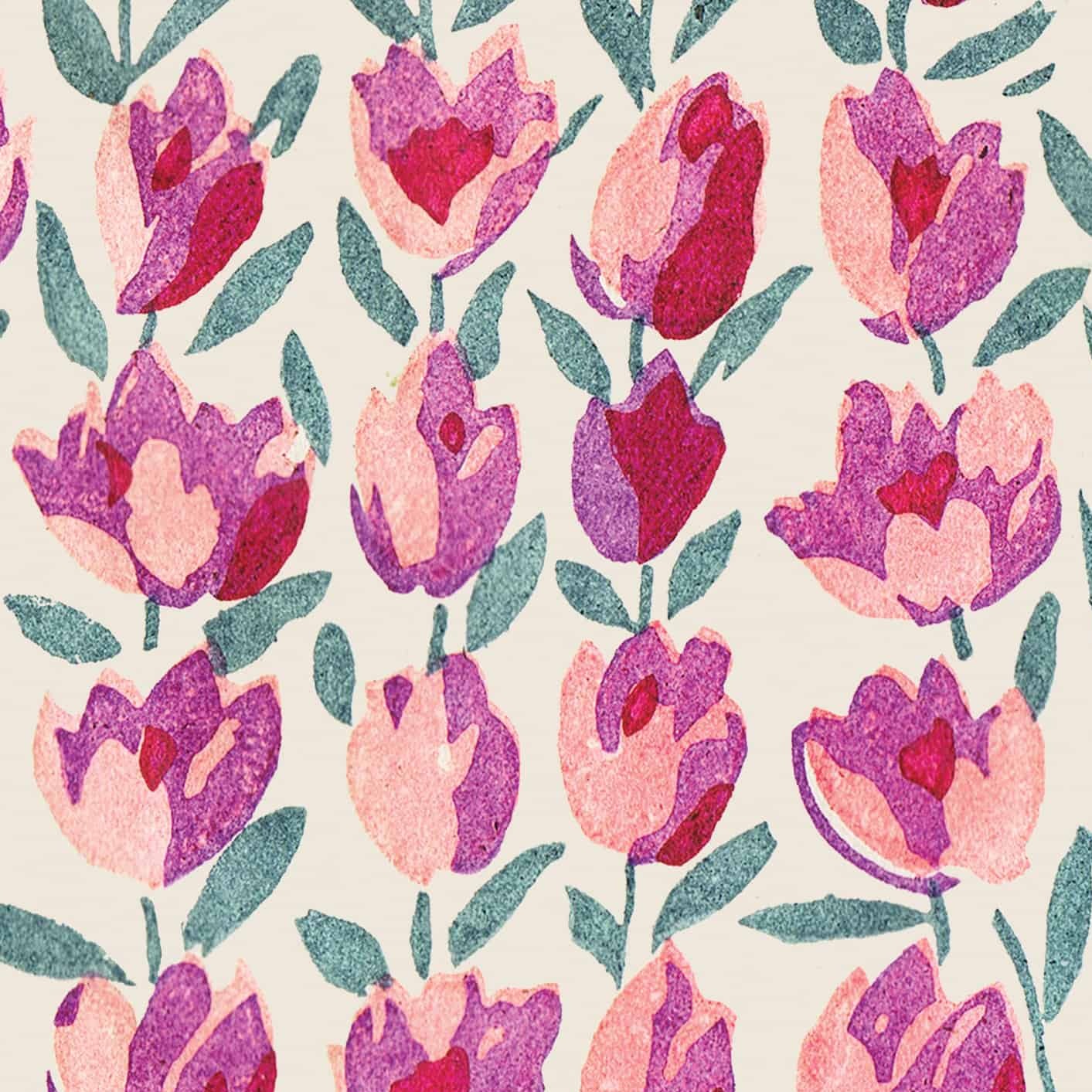 Tulip Kisses - Vintage Archive Poster Prints