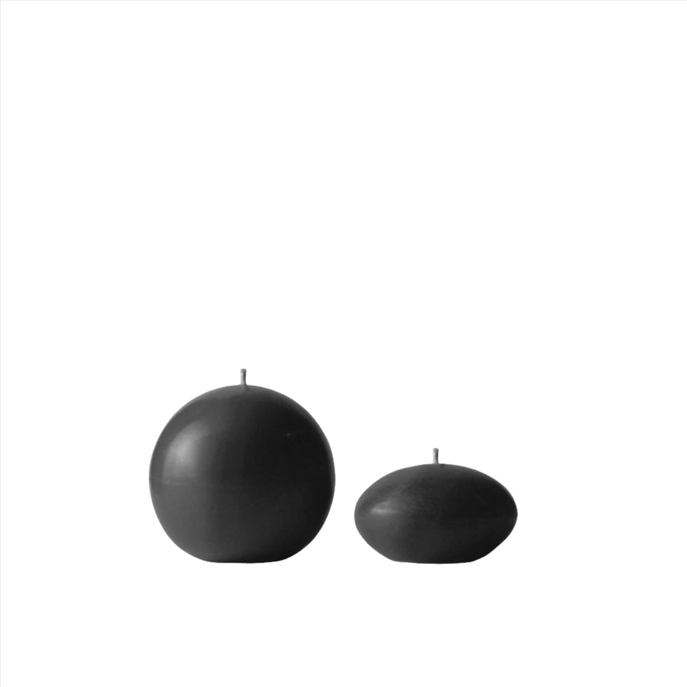 Ball & Ellipse Candle - Black