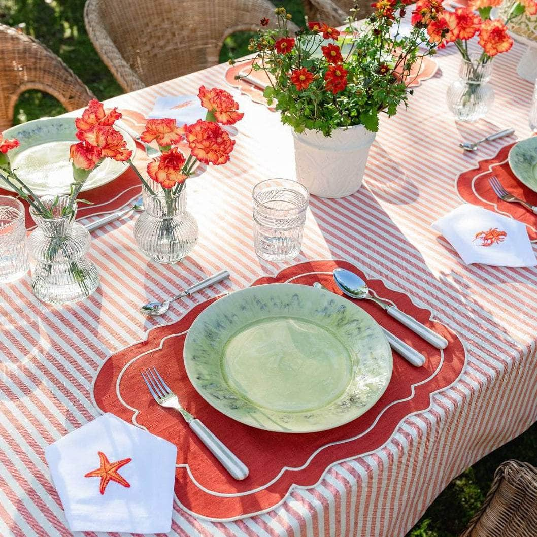 Orange Starfish Napkin