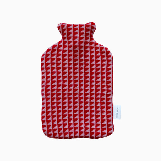 Pink and Red Culver Hot Water Bottle