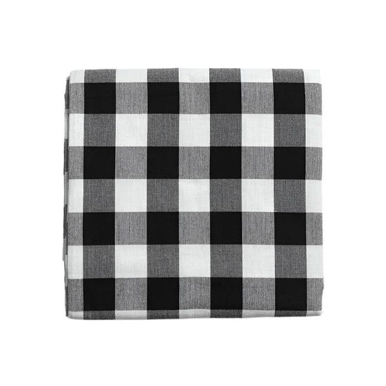 Bedspread Checked b/w