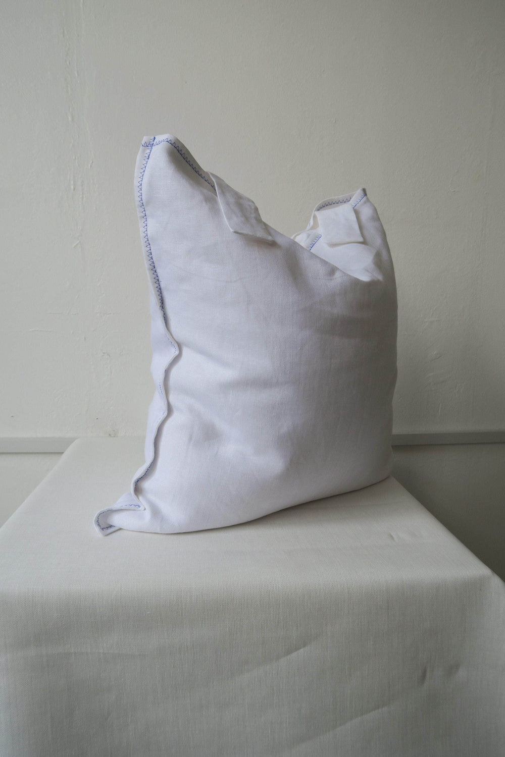 Irish Linen Cushion Cover - White