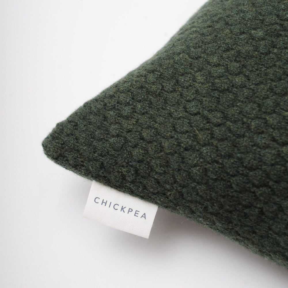 Green Textured Cushion