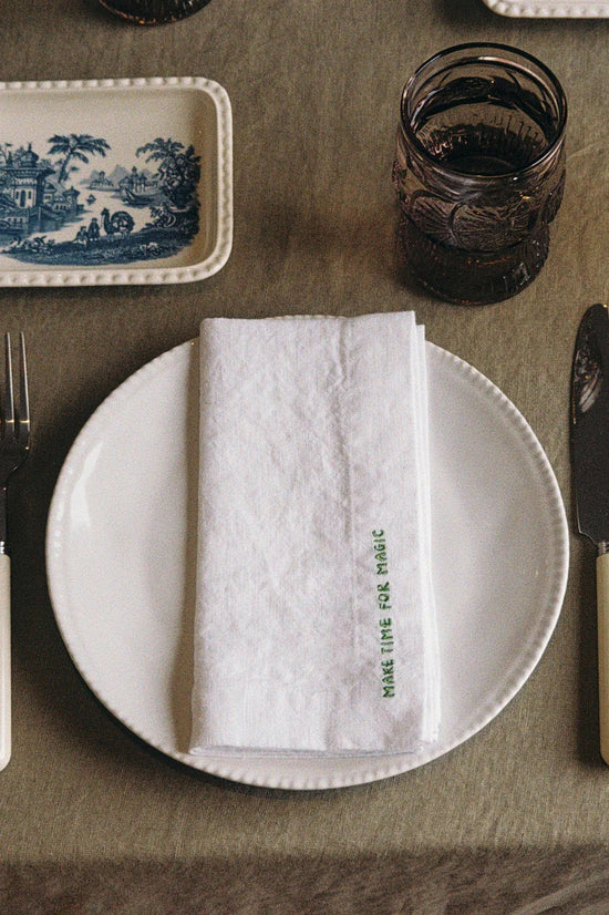 Gratitude Linen Napkins - Set of 4