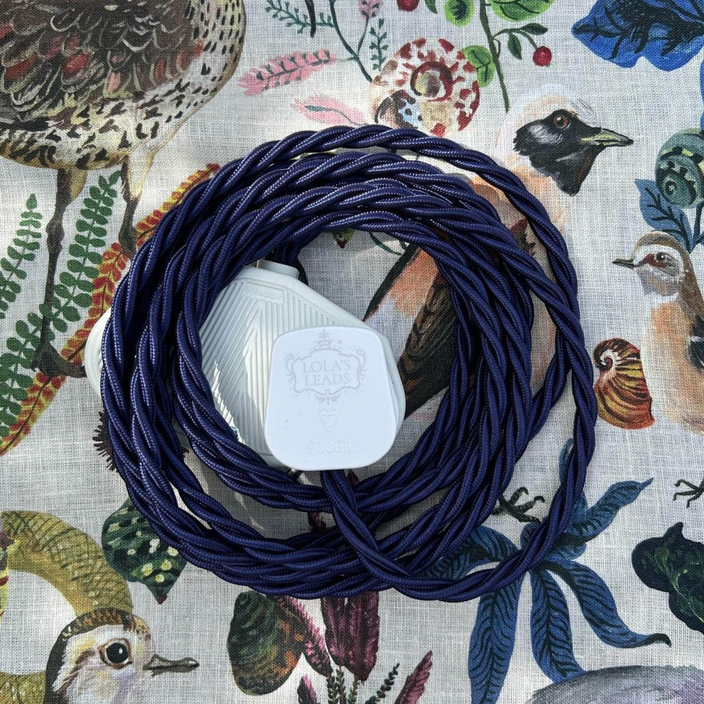 Fabric Extension Cable in Indigo