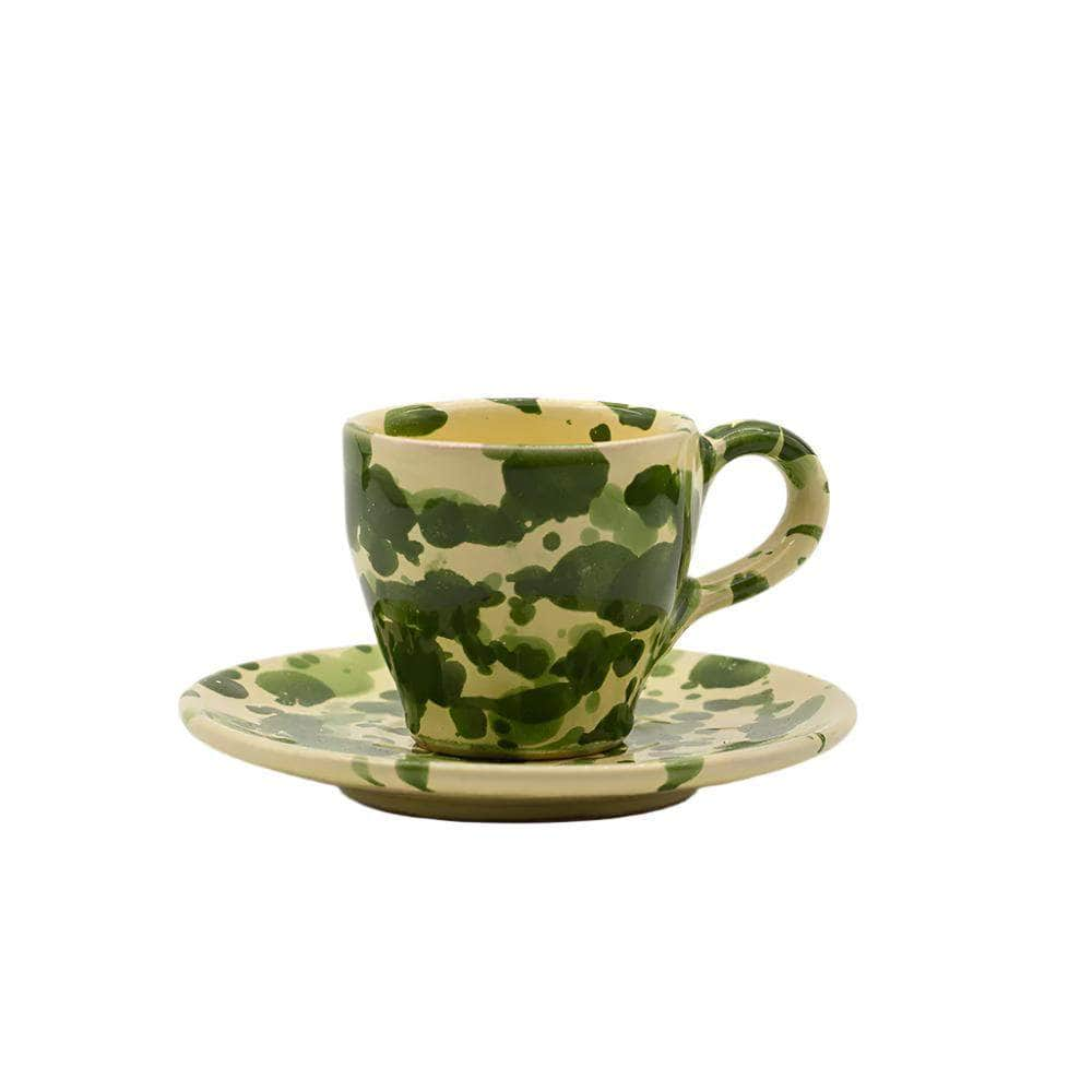 The Italian Caffé Cup with Plate Set of 2