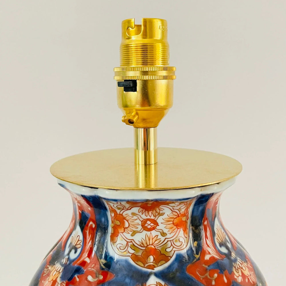 Antique Japanese Imari Lamp