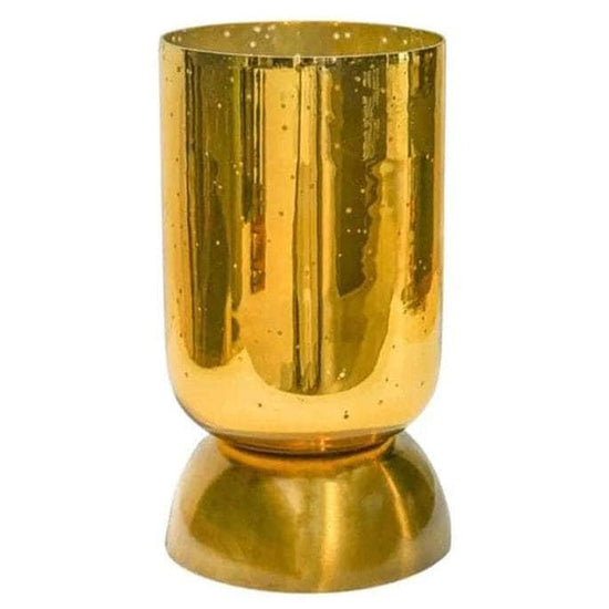 Metalic Tiered Vase Gold