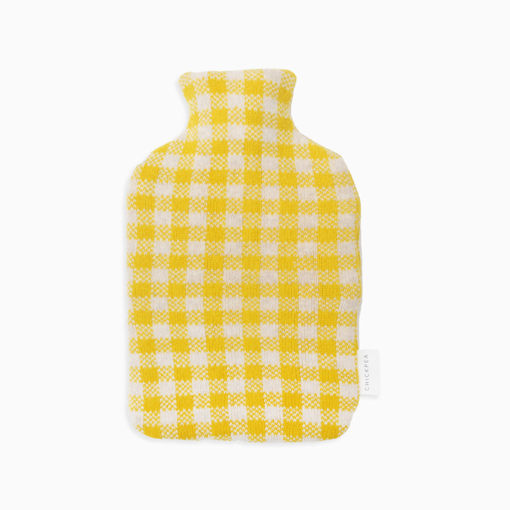 Piccalilli Gingham Hot Water Bottle