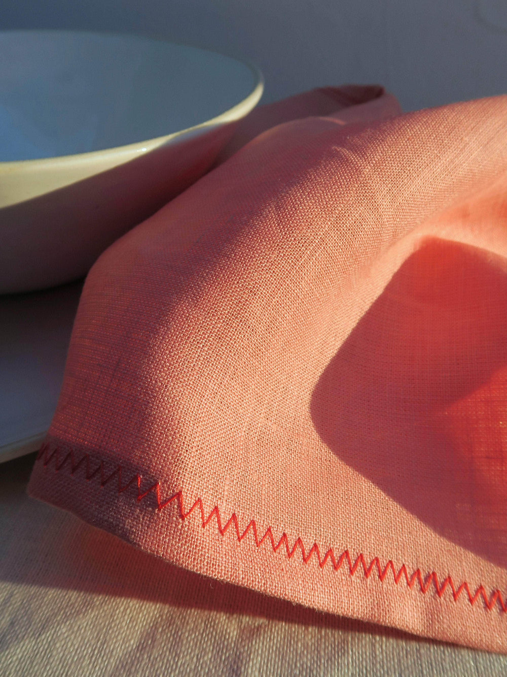 Irish Linen Napkin - Rose Pink