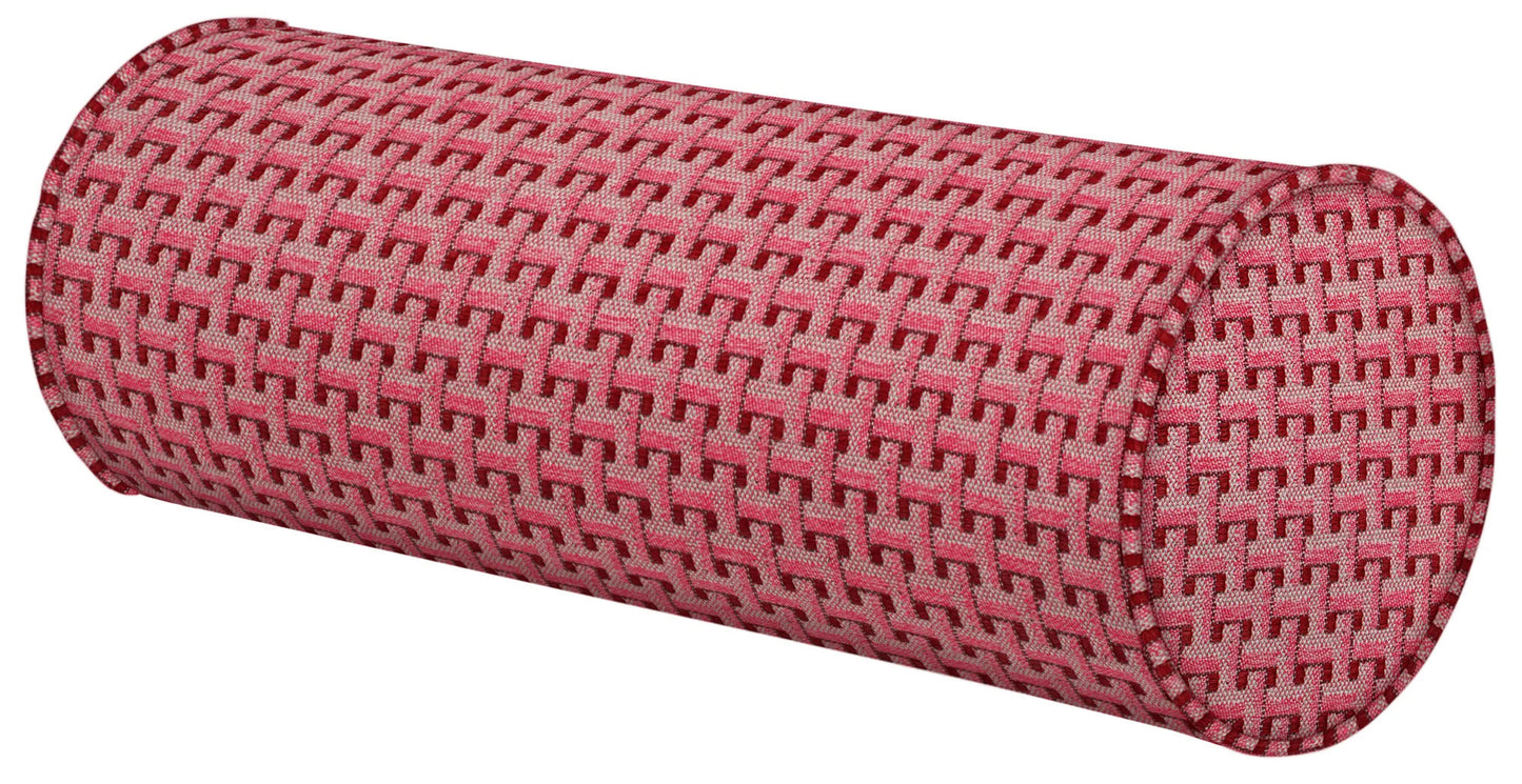 Bolster Janis Bordeaux & Pink