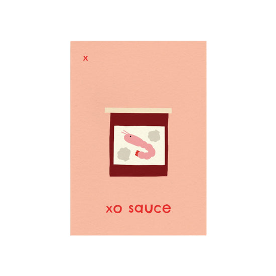 X for XO Sauce Print