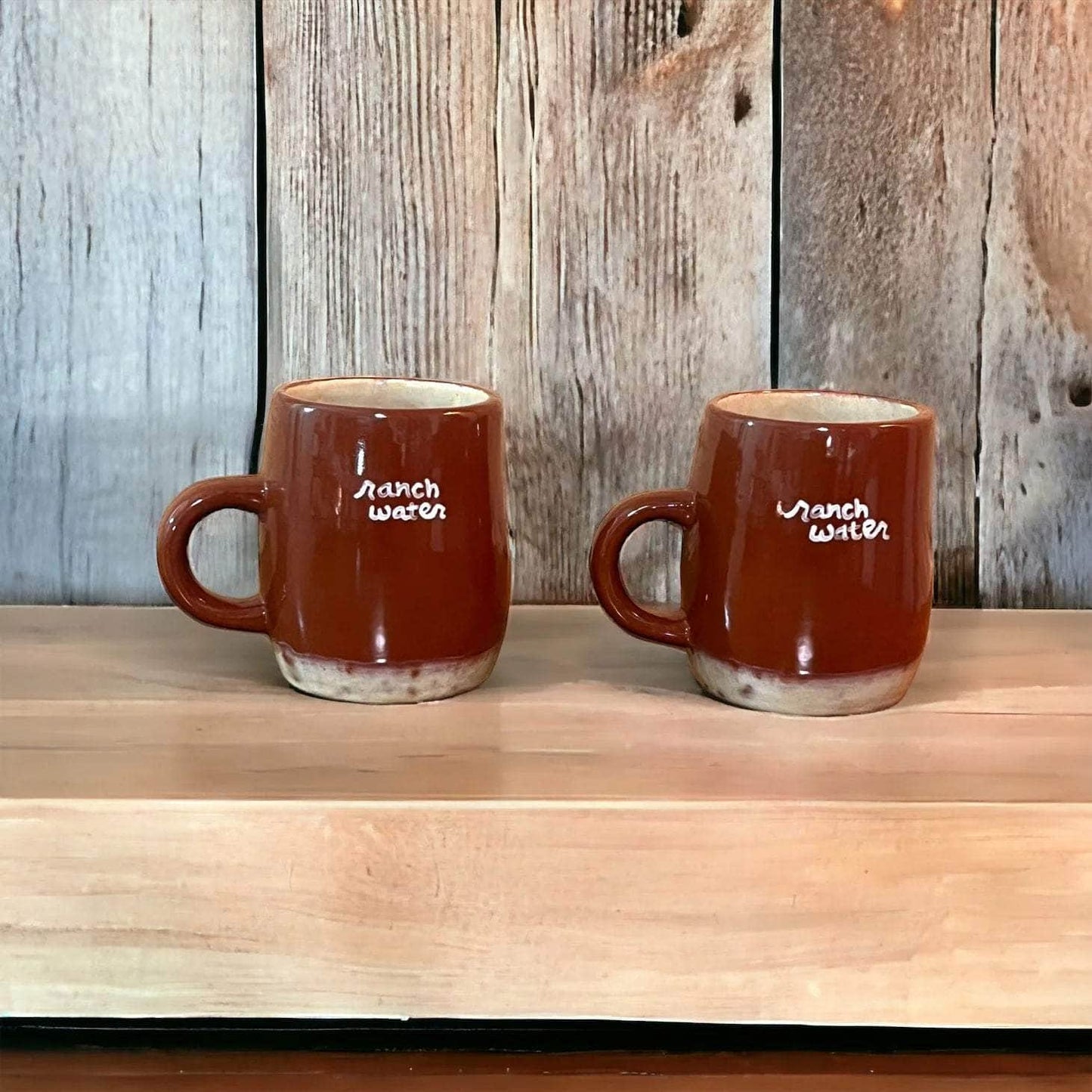 "ranch water" Coffee Mugs/Set of Two