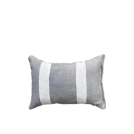 Naturally Dyed Mixed Berries Stripe Lavender Pillow